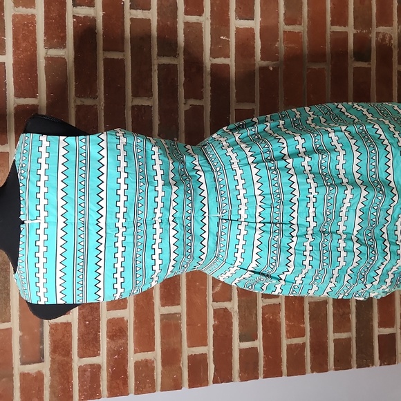 Cynthia Rowley blue fit and flare dress, size 8 - Picture 6 of 7